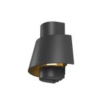 SLV Photoni Aluminium Noir | Convient pour 1x E27