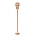 Nordlux Blokhus Lampe sur pied Cuivre et Verre Cuivre | IP54 - Convient pour E27