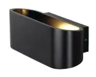 SLV Ossa Aluminium Noir | Convient pour 1x R7s
