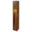SLV Slot 80 Vloerlamp Staal Roestig 9W 30lm - 830 Warm Wit | Buitenverlichting - IP55