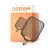 Osram Decor Plat Lamp In Metaal Behuizing LED E27 Special Mat Zwart 3.5W 300lm - 827 Zeer Warm Wit | Vervangt 25W