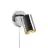 Nordlux Explore Wandlamp Metaal en Ceramic Chroom | Geschikt voor GU10