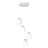 Emibig Hanglamp Target Staal Wit | Geschikt voor 4x E27 - Max 15W