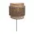 Good&Mojo Wandlamp Bhutan Bamboe Bruin S | Geschikt voor 1x E27 