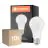 Voordeelpak 10x Ledvance Classic LED E27 Peer Mat 8.5W 806lm - 827 Zeer Warm Wit | Vervangt 60W
