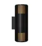 Nordlux Aludra Wandlamp Seaside Zwart Up & Down | Geschikt voor 2x E27