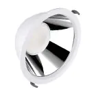 Ledvance LED Downlight Comfort Aluminium Wit 42W 5000lm 55D - 930-940 CCT | 265mm - Zaagmaat 250mm - IP44 - Beste Kleurweergave - UGR