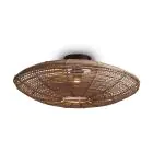 Good&Mojo Plafondlamp Tanami Rattan Bruin | Geschikt voor 1x E27 