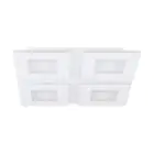 Eglo Plafondlamp Padrogia-Z Staal Wit 9.7W 1170lm - 827-865 Afstembaar Wit + RGB | IP20 - Zigbee Dimbaar